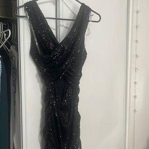 Size Small Black Sparkly Dress